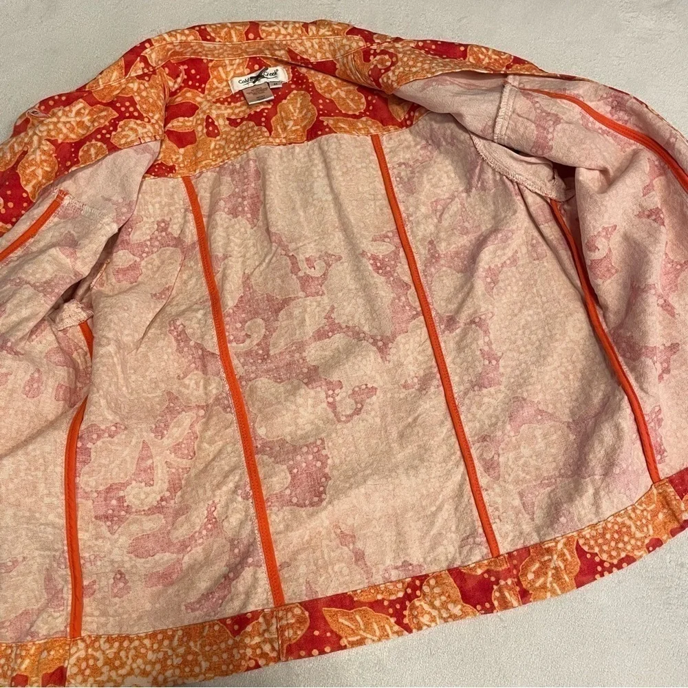 Vintage Coldwater Creek Blazer Linen & Rayon vintage jacket